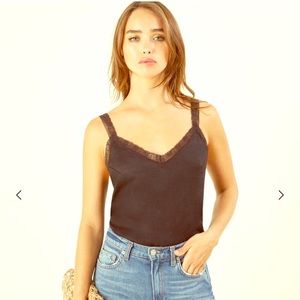 Reformation Emmie Linen Top Size Small